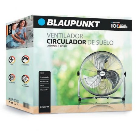 Blaupunkt Ventilador Industrial Cromado de Suelo 50cm 130W BP2023 Blaupunkt Ventilador Industrial Cromado de Suelo 50cm 130W BP2023